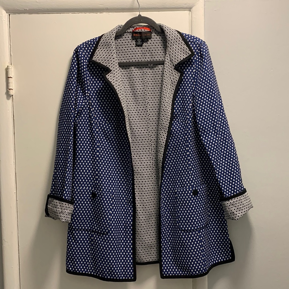 Nina Mclemore Print Blazer Size 12